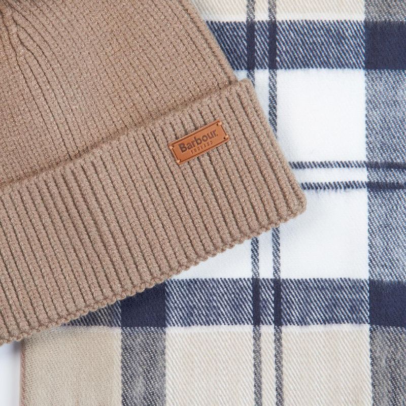 Coffret cadeau Bonnet et charpe Rosewood - Barbour