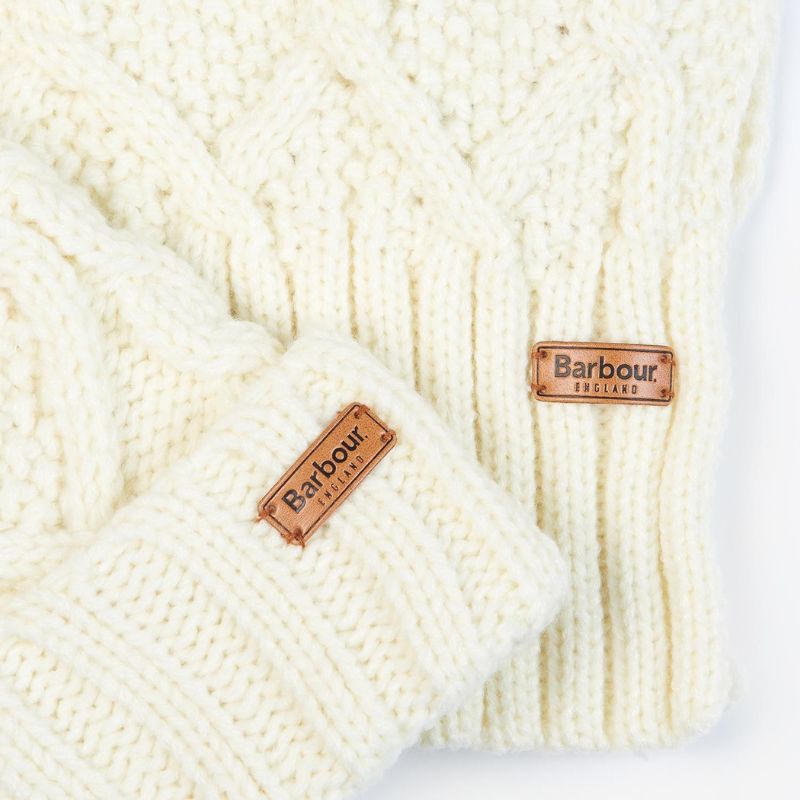 Coffret Cadeau Bonnet et Echarpe Cream - Barbour