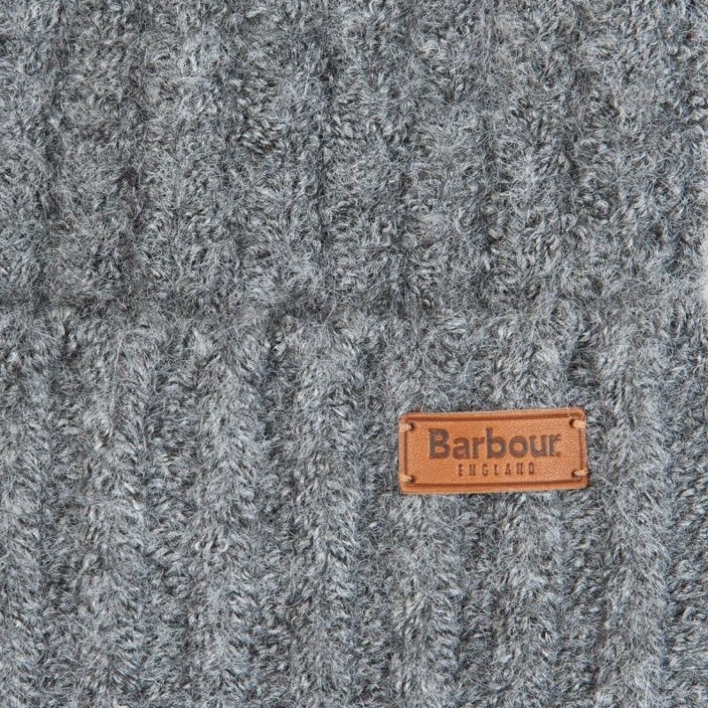 Coffret Cadeau Bonnet et Echarpe Grise / Rose - Barbour