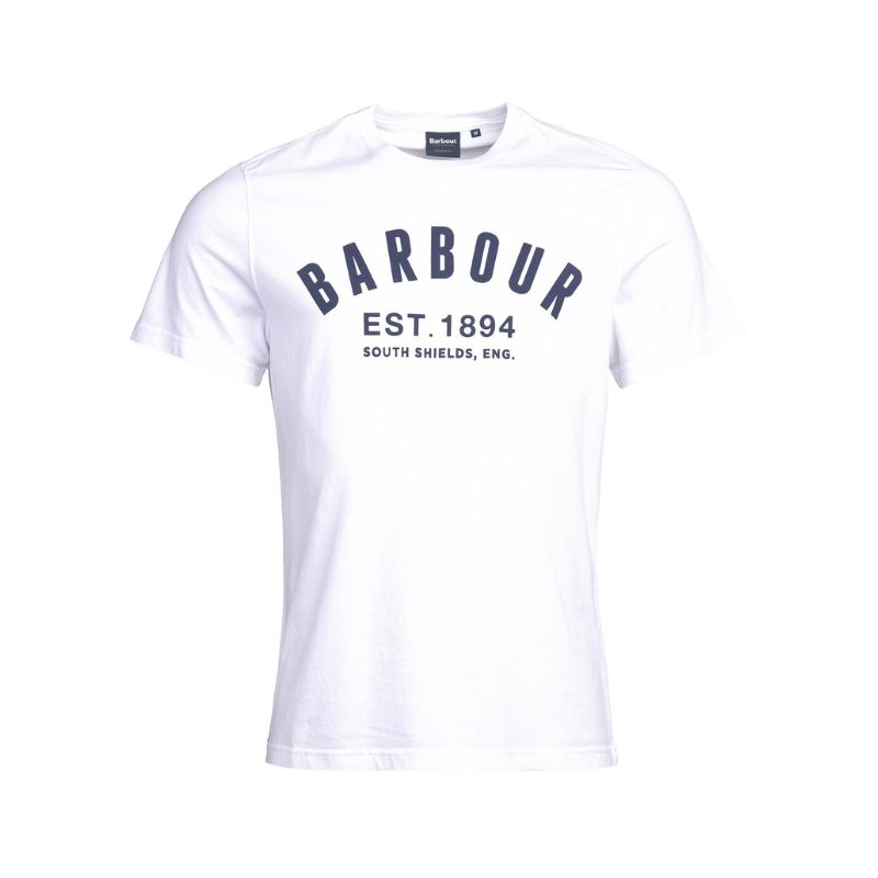 T-shirt Essential Logo Blanc - Barbour