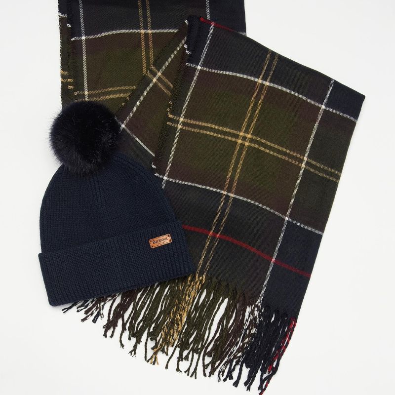 Coffret cadeau Bonnet et charpe Classic - Barbour