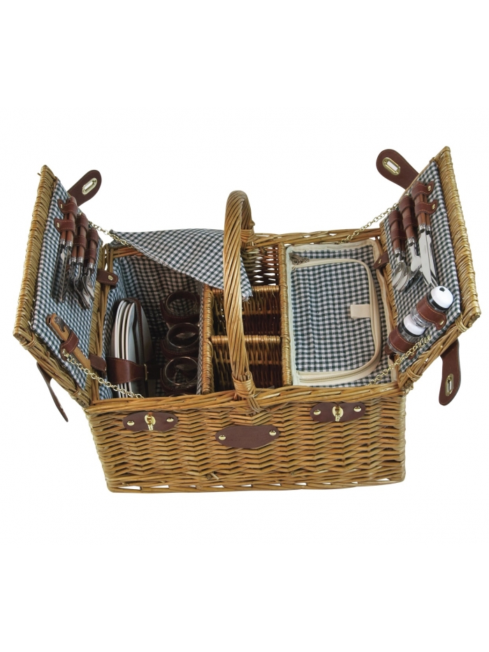 Panier pique-nique Vert 4 personnes