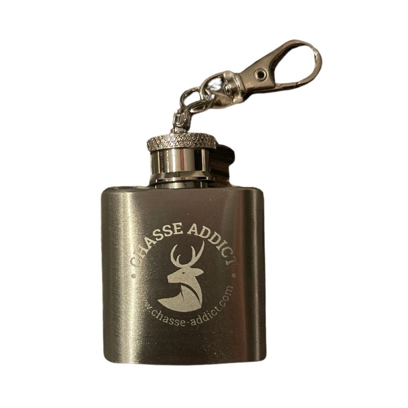Flasque porte-cls Chasse Addict