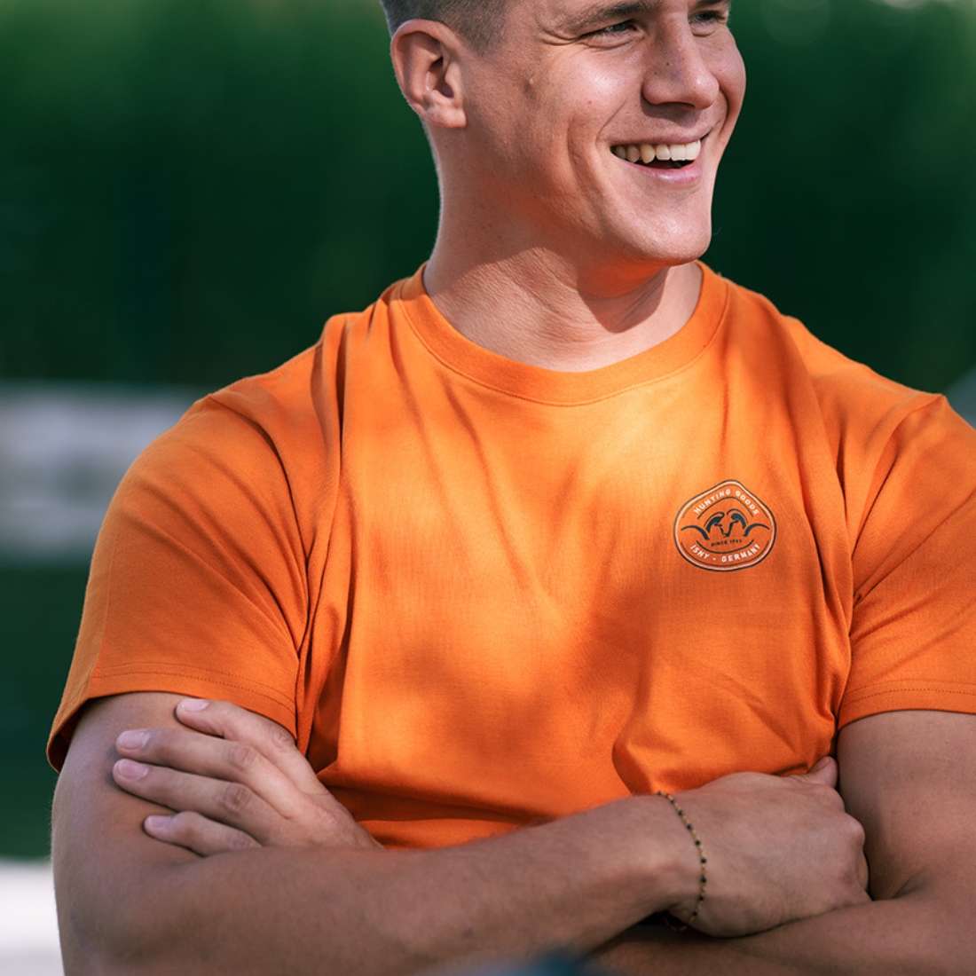 T-shirt Argali Cercle Orange T25 - Blaser