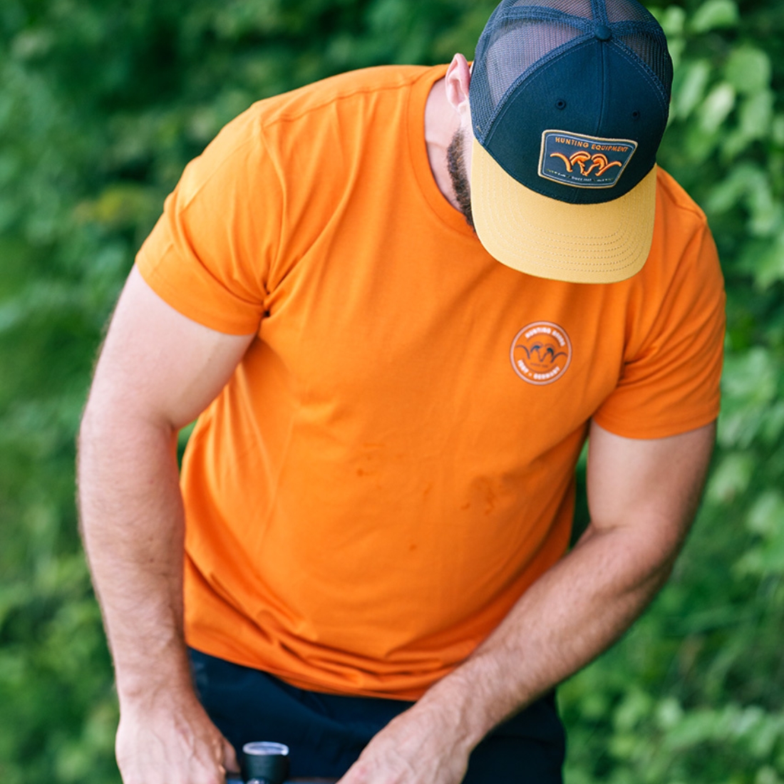 T-shirt Argali Cercle Orange T25 - Blaser