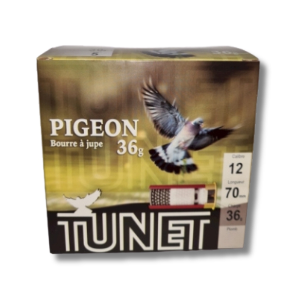 Cartouches x25 Pigeon 36g Cal.12/70 - Tunet 