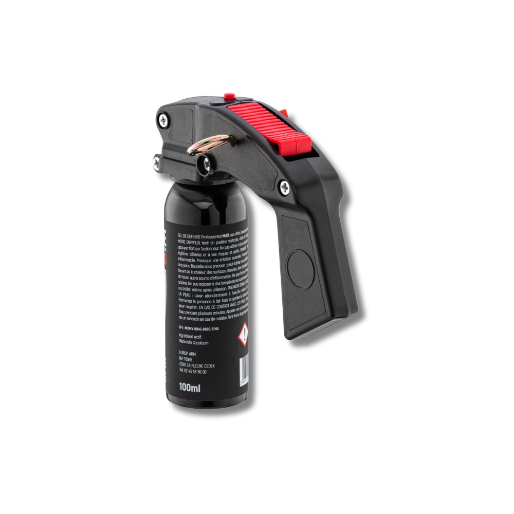 Gazeuse de dfense - Gel au poivre lacrymogne - arosol Defender Pro 100ml