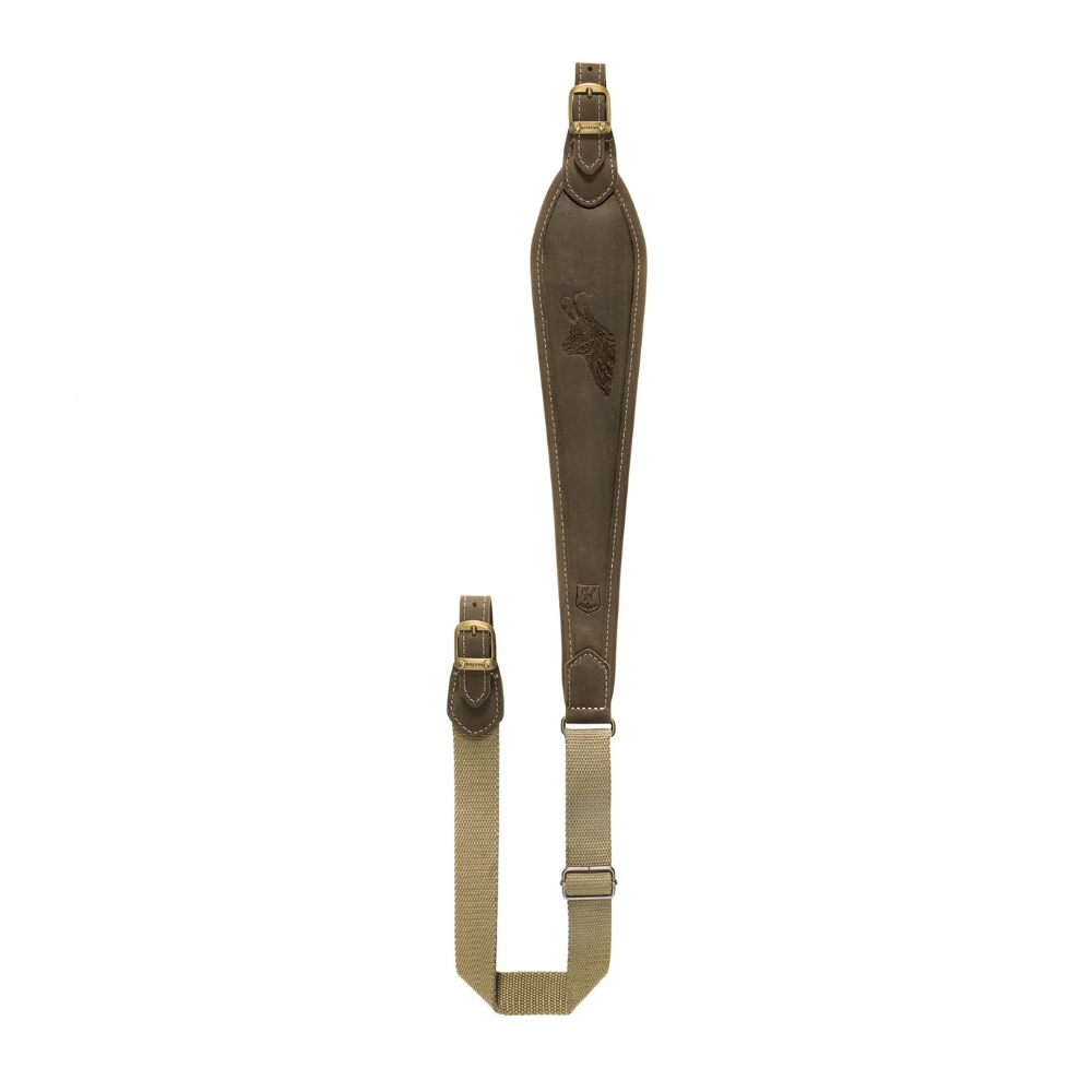 Bretelle pour carabine en cuir Chamois - Riserva