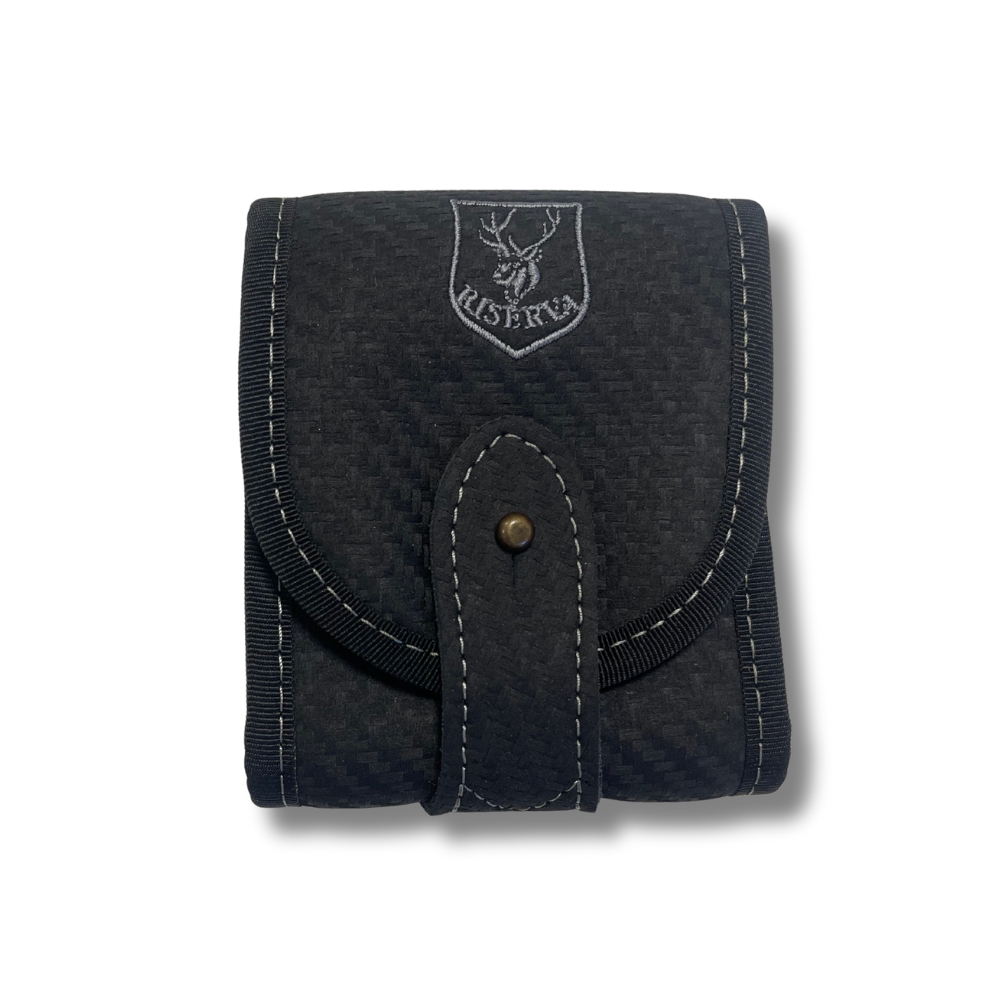 Coffret cadeau Bretelle + Cartouchiere en cuir effet carbone - Riserva