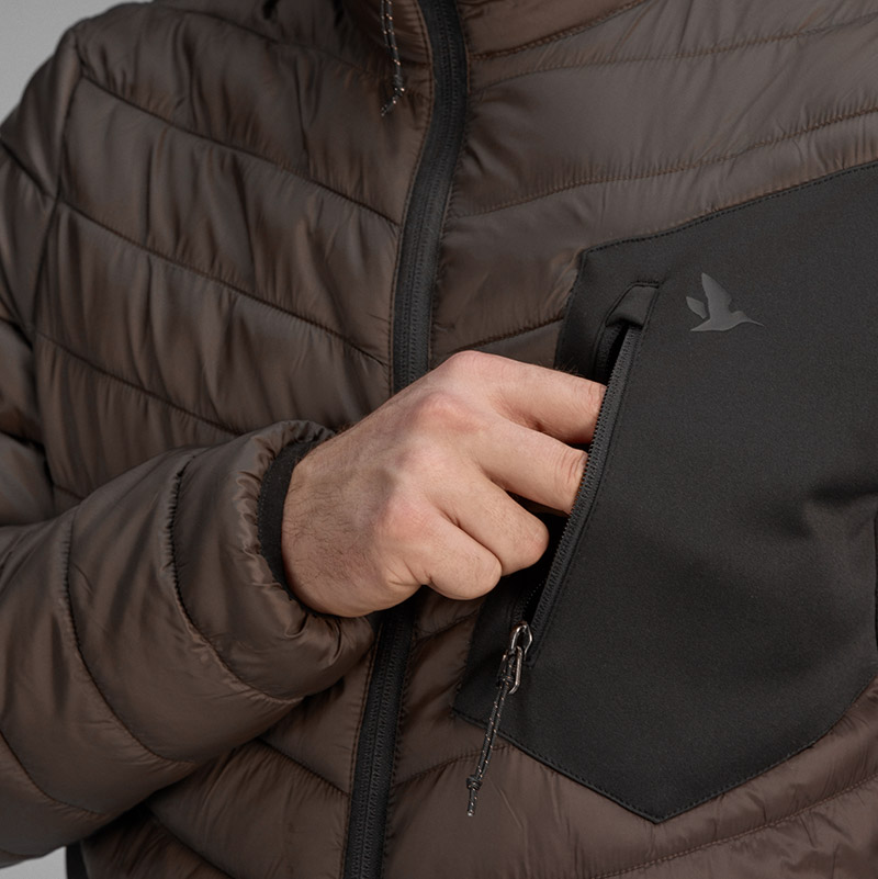 Veste Climate Quilt Brun Seeland