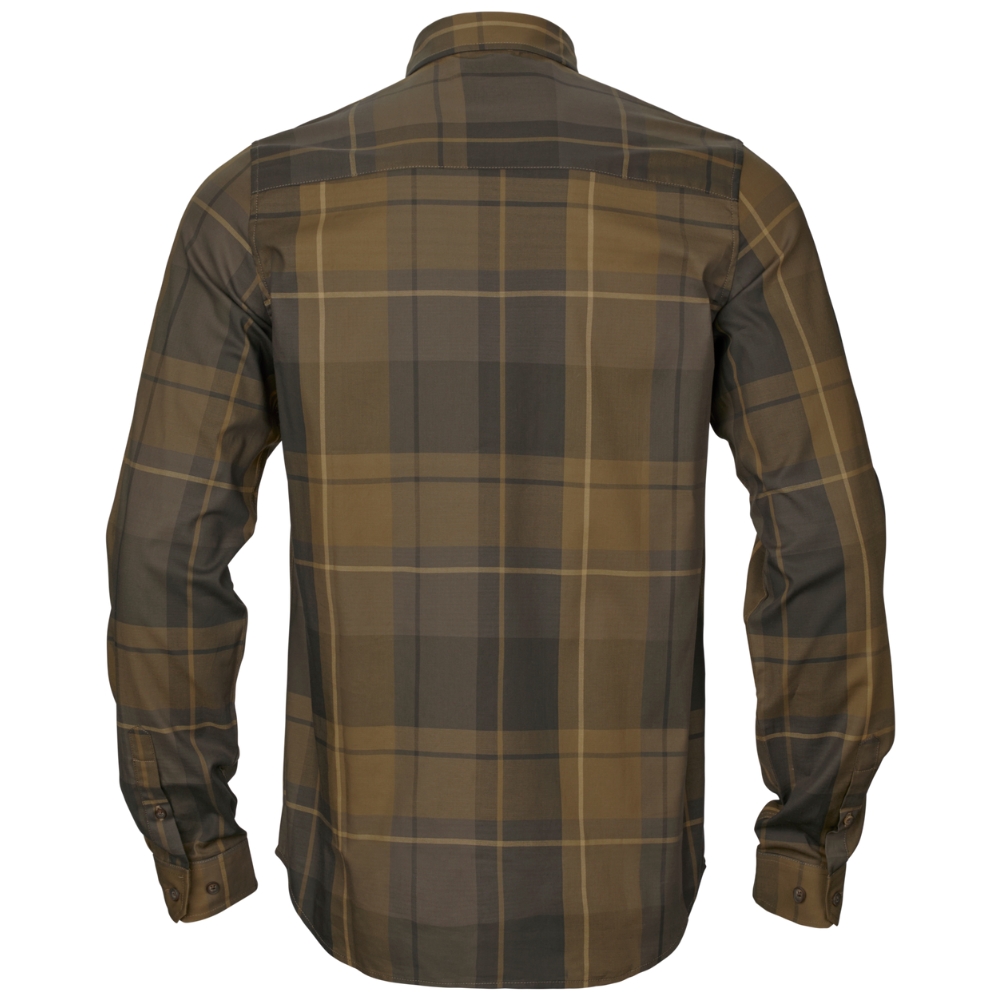 Chemise Akse L/S Willow Green check - Hrkila