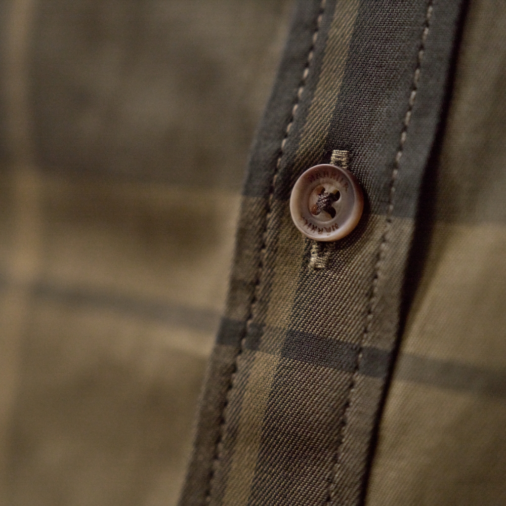 Chemise Akse L/S Willow Green check - Hrkila