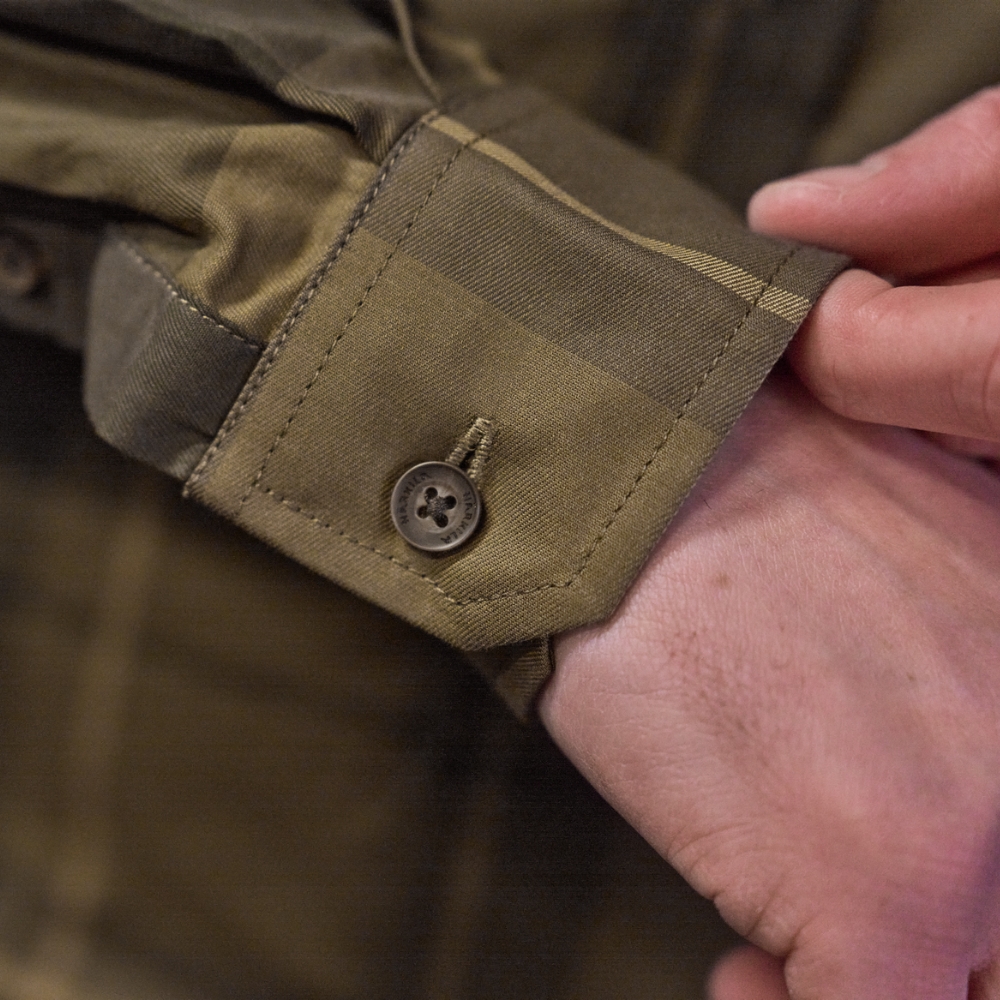 Chemise Akse L/S Willow Green check - Hrkila