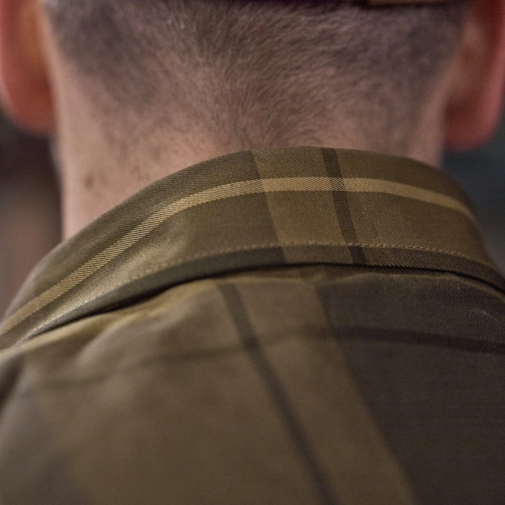 Chemise Akse L/S Willow Green check - Hrkila