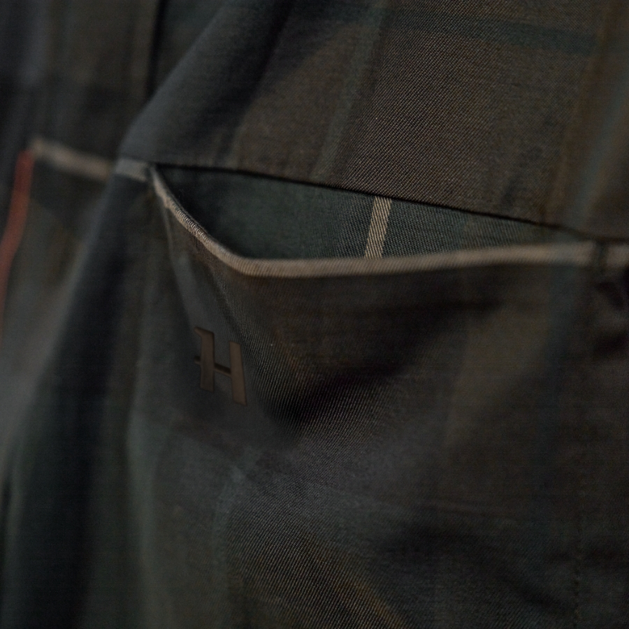 Chemise Akse L/S Shadow Brown check - Hrkila