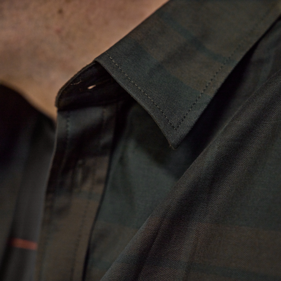 Chemise Akse L/S Shadow Brown check - Hrkila