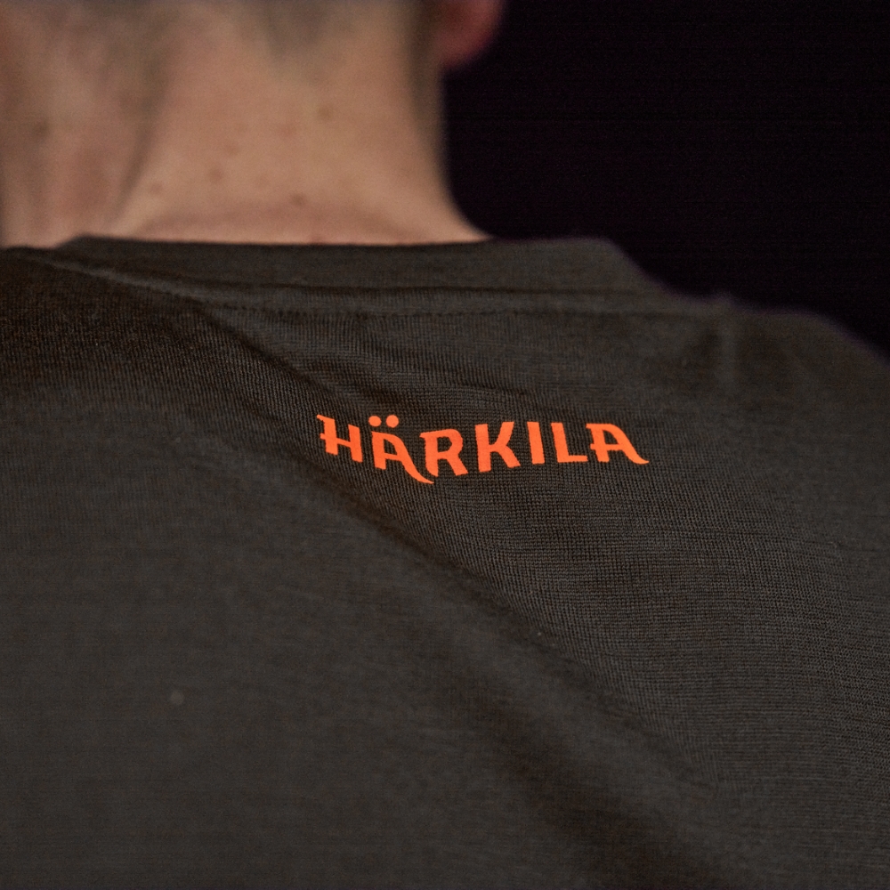 T-shirt Game L/S Shadow Brown wildboar - Hrkila
