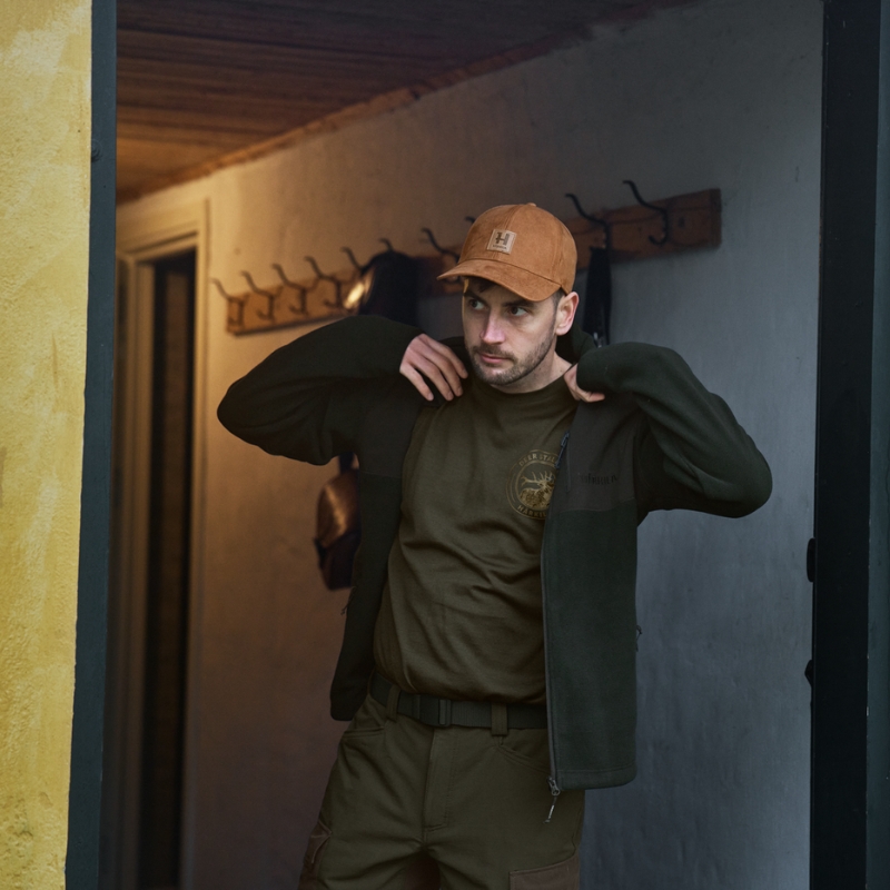 T-shirt Game S/S Willow Green Stag - Hrkila
