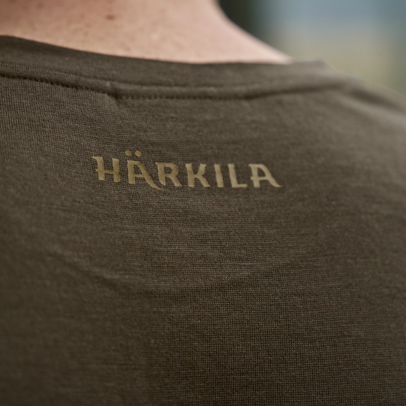 T-shirt Game S/S Willow Green Stag - Hrkila