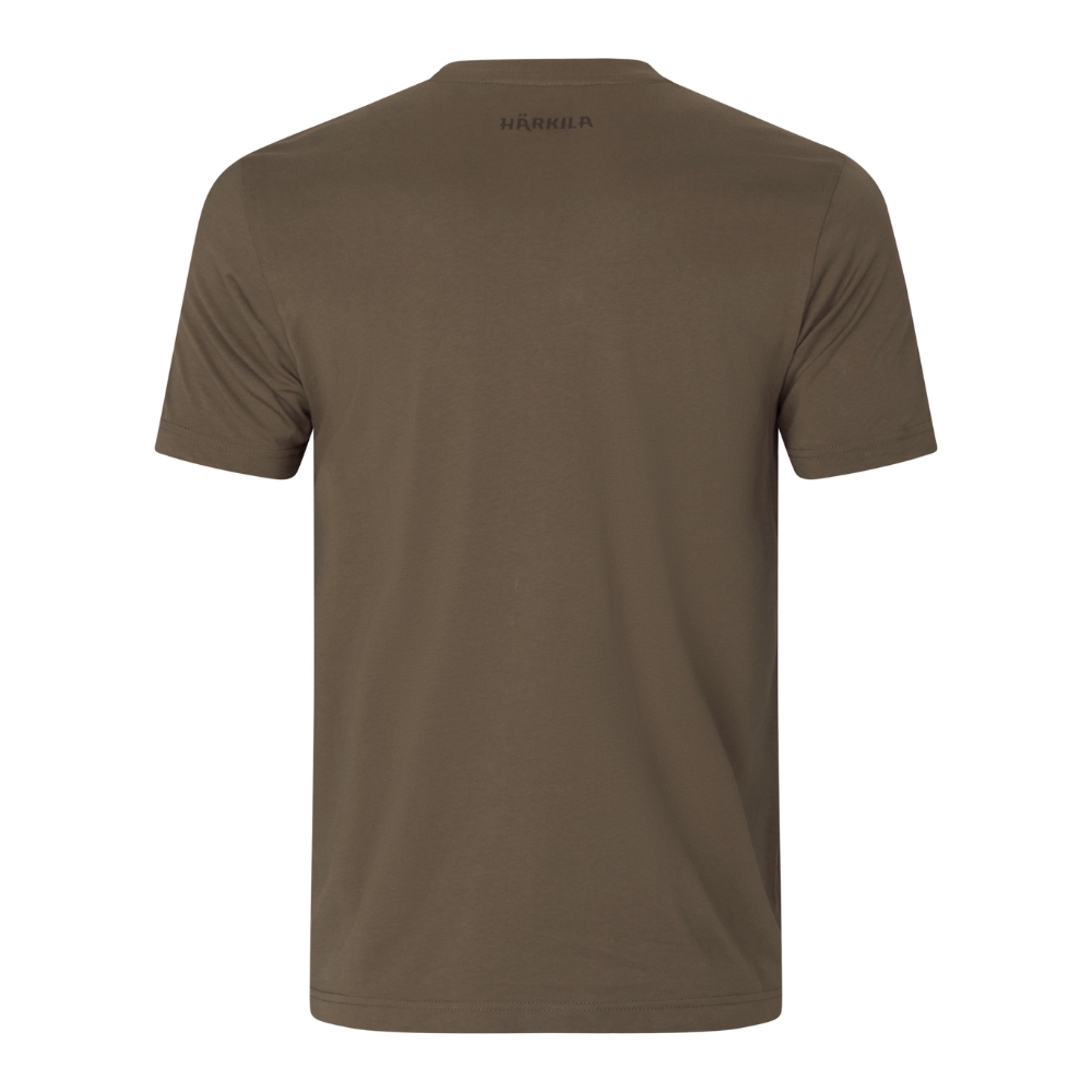 T-shirt H-Logo S/S Major Brown - Hrkila