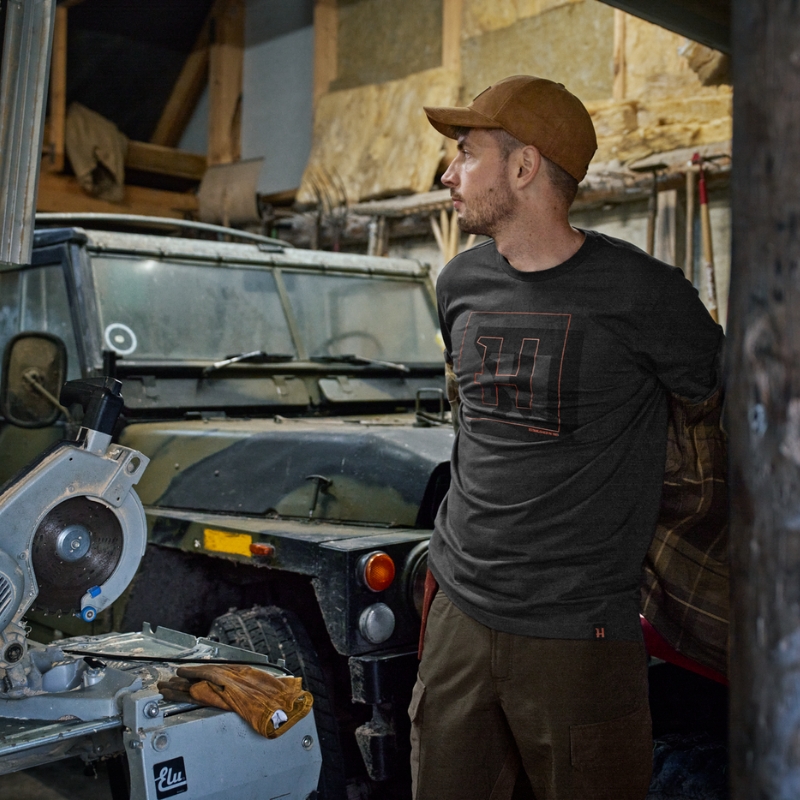 T-shirt H-logo S/S Phantom - H�rkila