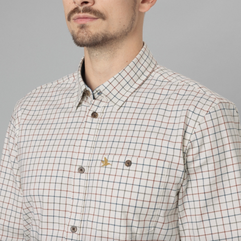 Chemise Oxford Shooting Grape Leaf / Terracotta - Seeland