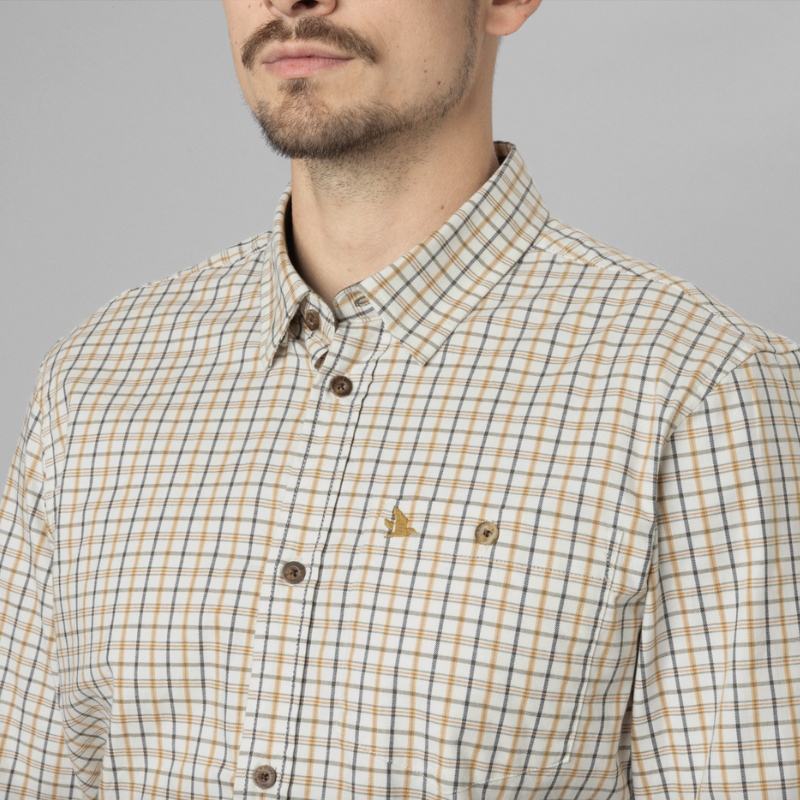 Chemise Oxford Shooting Classic Blue / Brown - Seeland