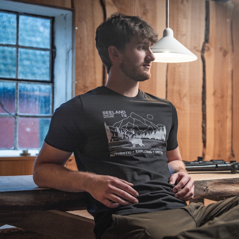 T-shirt Territory Noir - Seeland