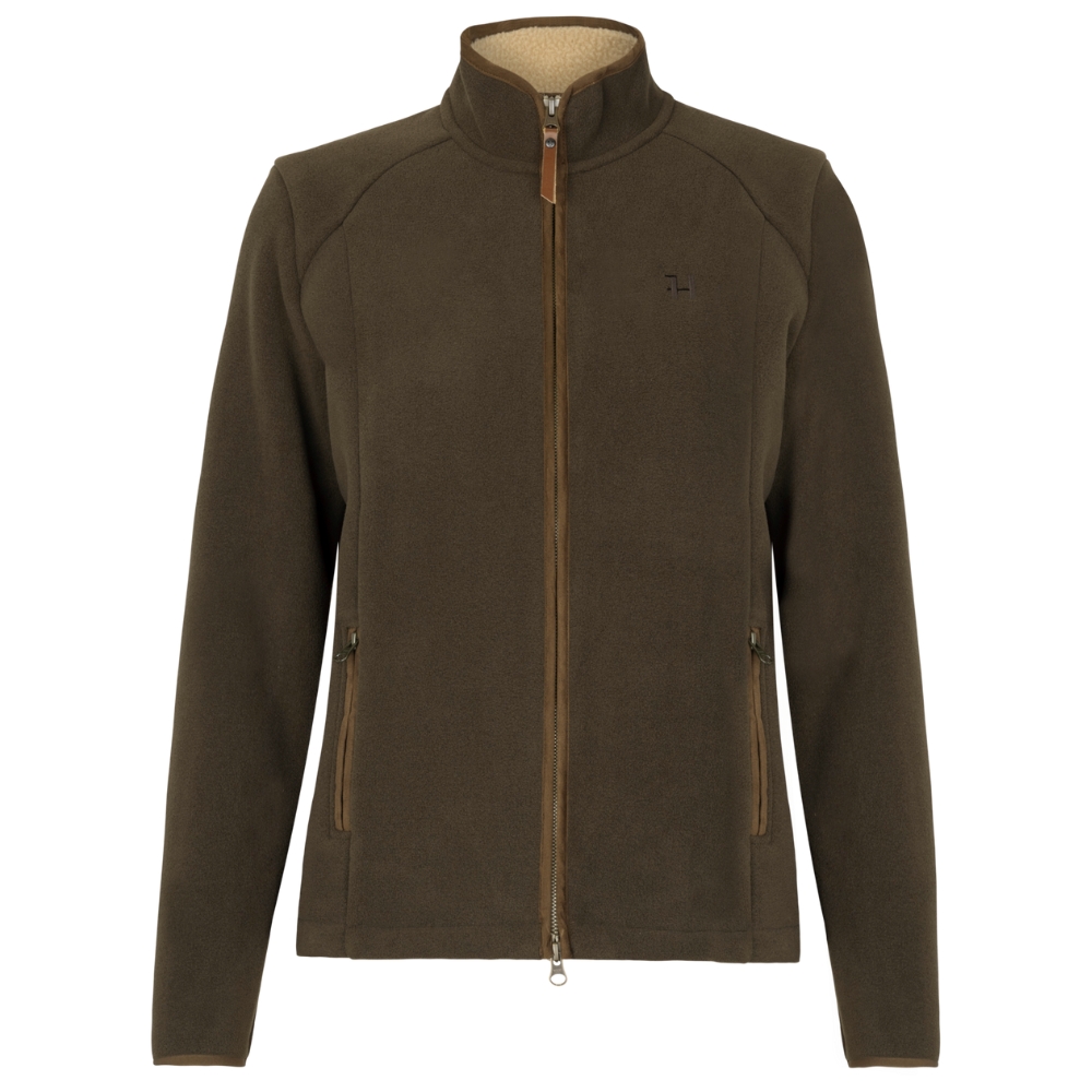 Veste Polaire Sandhem Sherpa Femme Willow Green - Hrkila