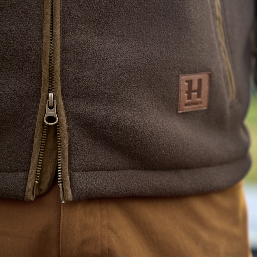 Veste Polaire Sandhem Sherpa Demitasse Brown - Hrkila
