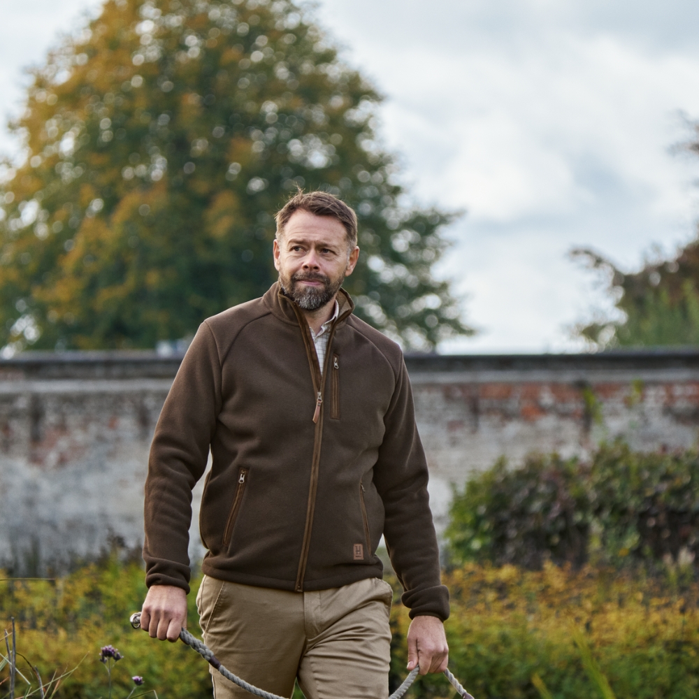 Veste Polaire Sandhem Sherpa Demitasse Brown - Hrkila