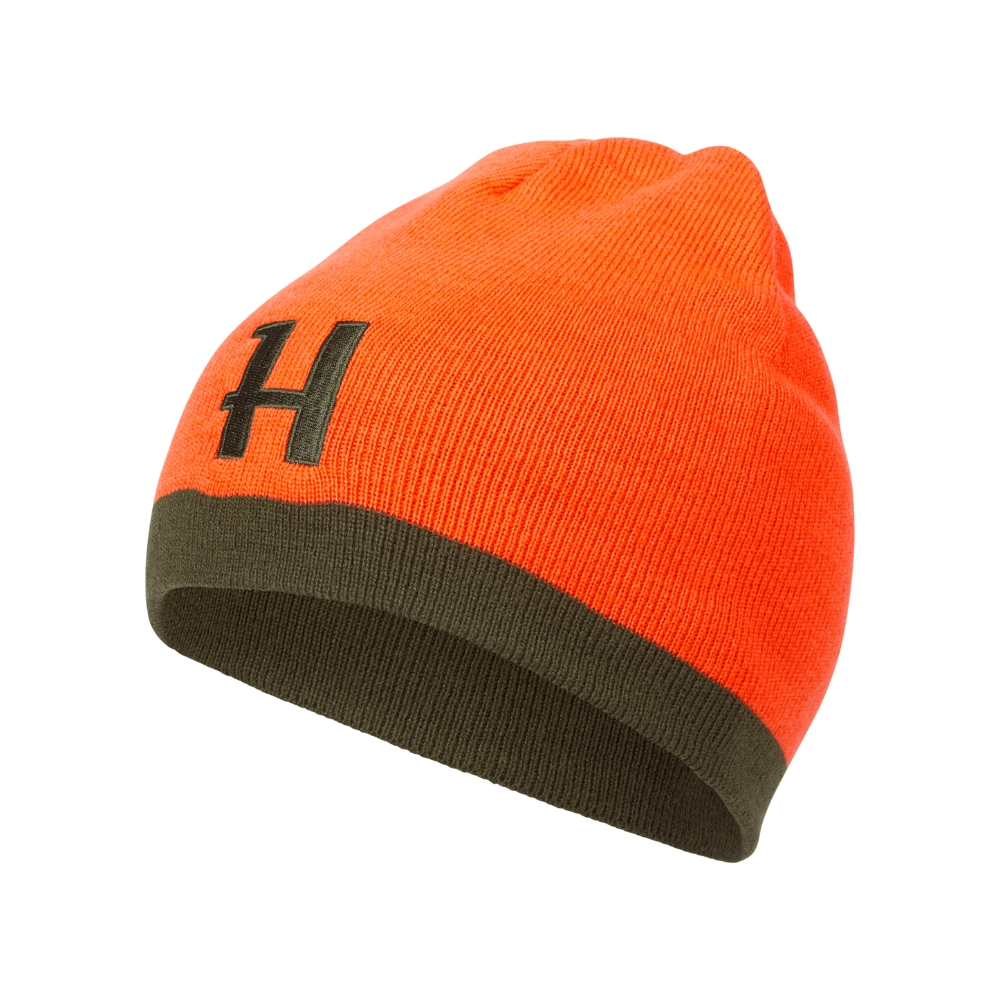 Bonnet Rversible Willow green / orange - Hrkila