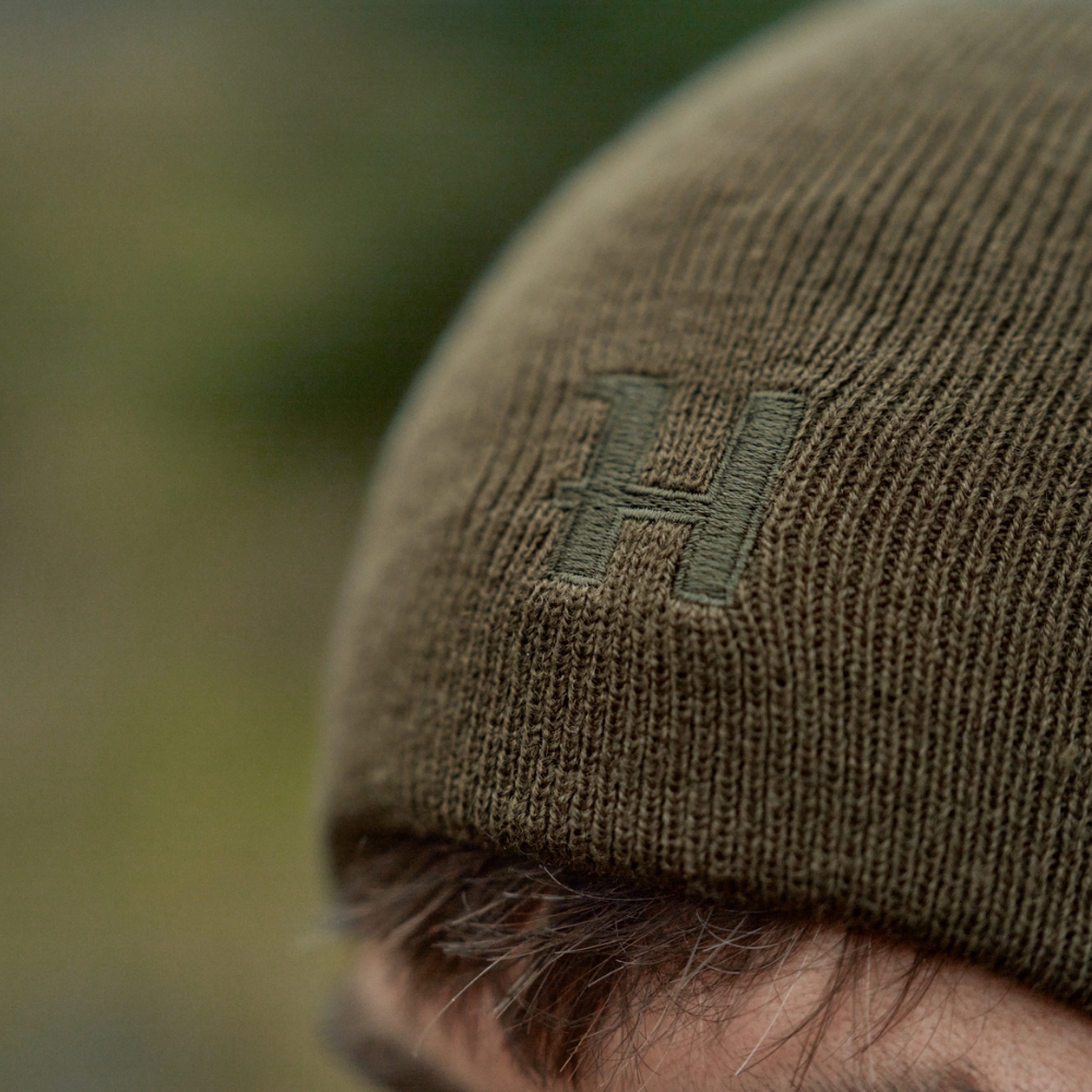 Bonnet Rversible Willow green / orange - Hrkila