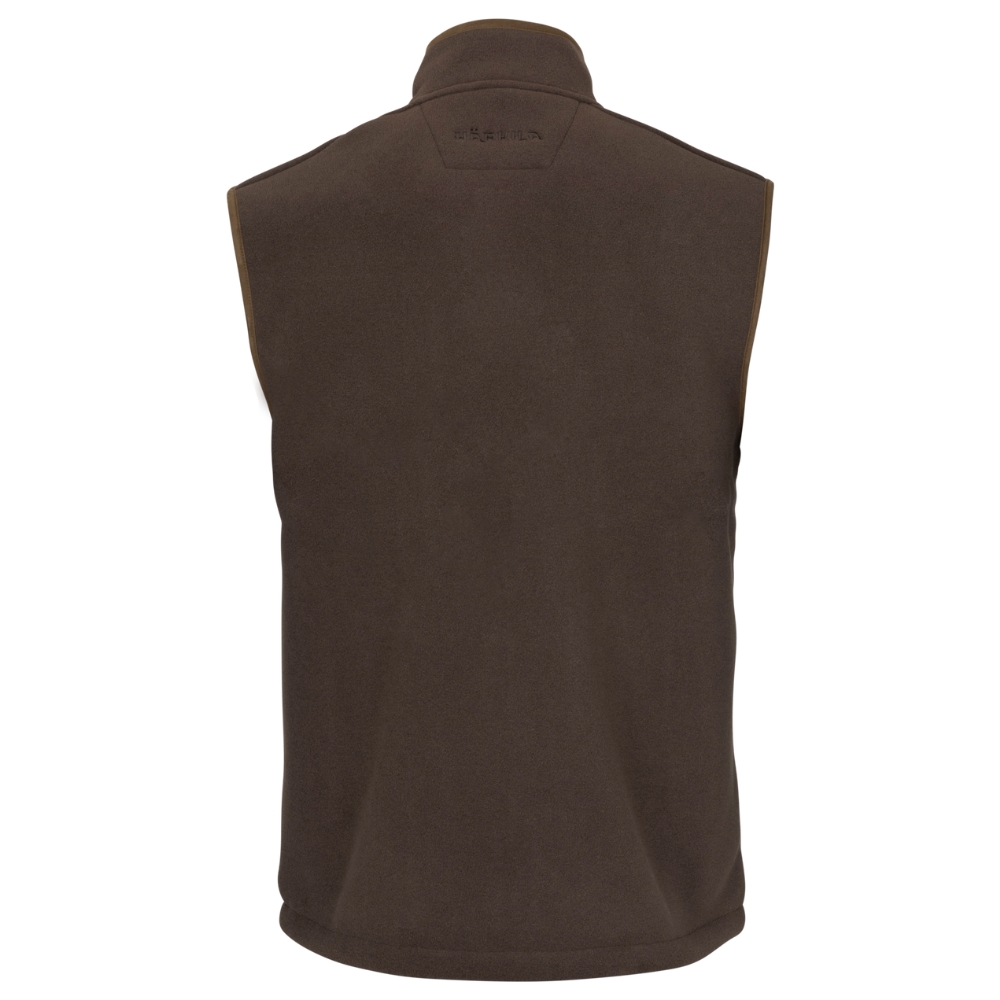 Gilet polaire Sandhem Sherpa Demitasse Brown - Hrkila
