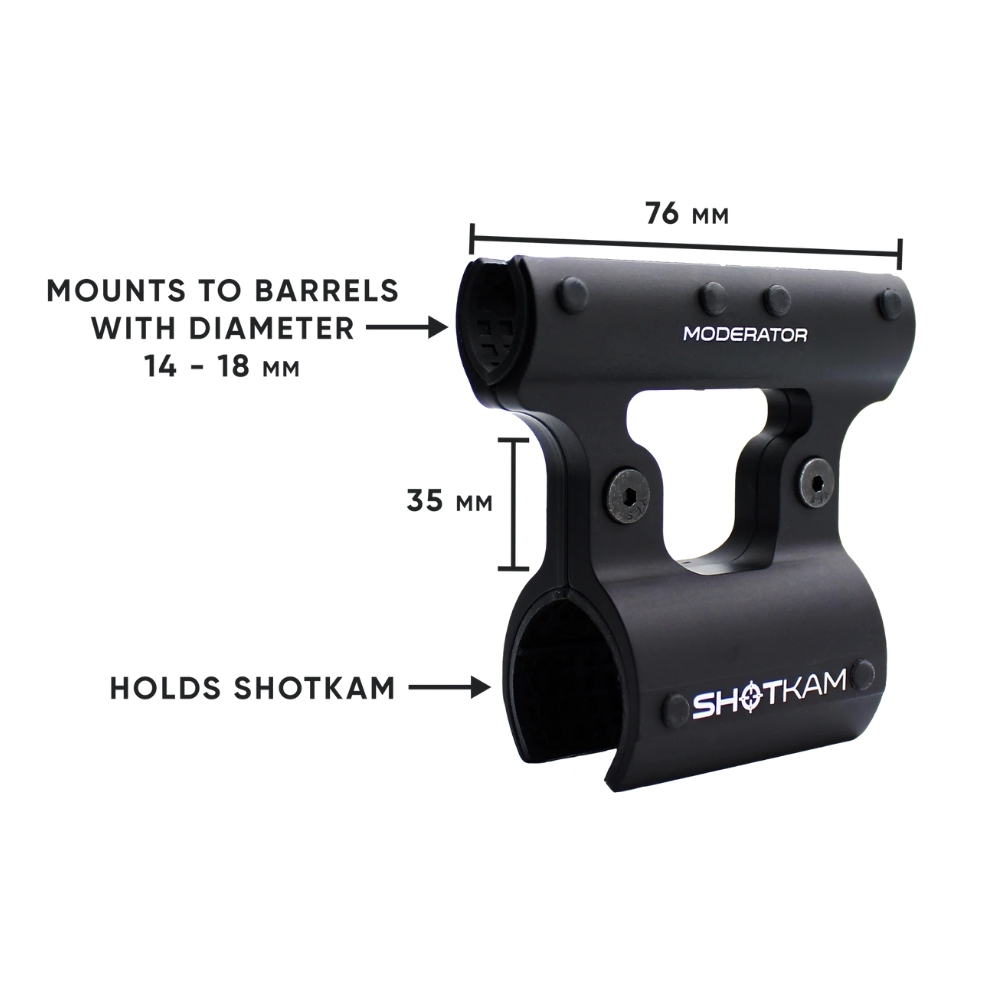 Adapteur pour carabine avec silencieux - Shotkam 