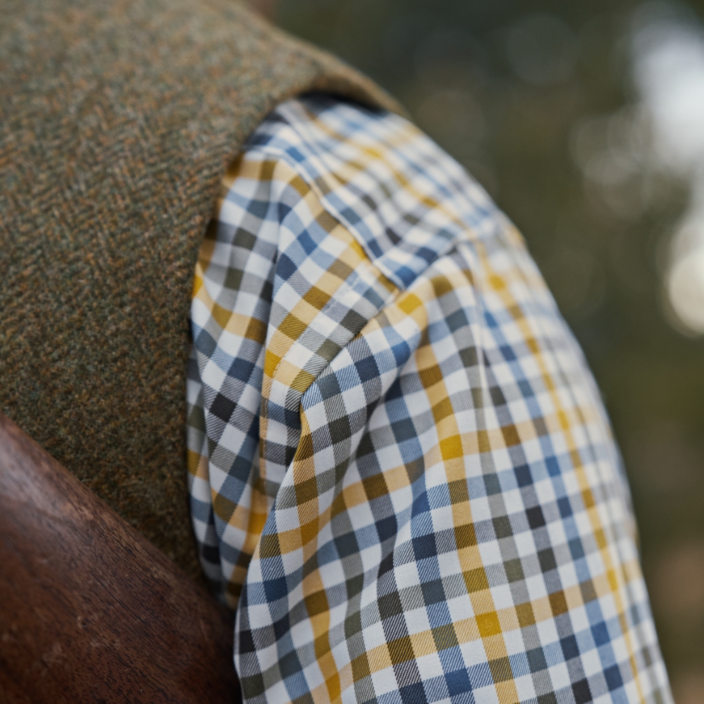 Gilet Kenmore Tweed Forest Green - Hrkila