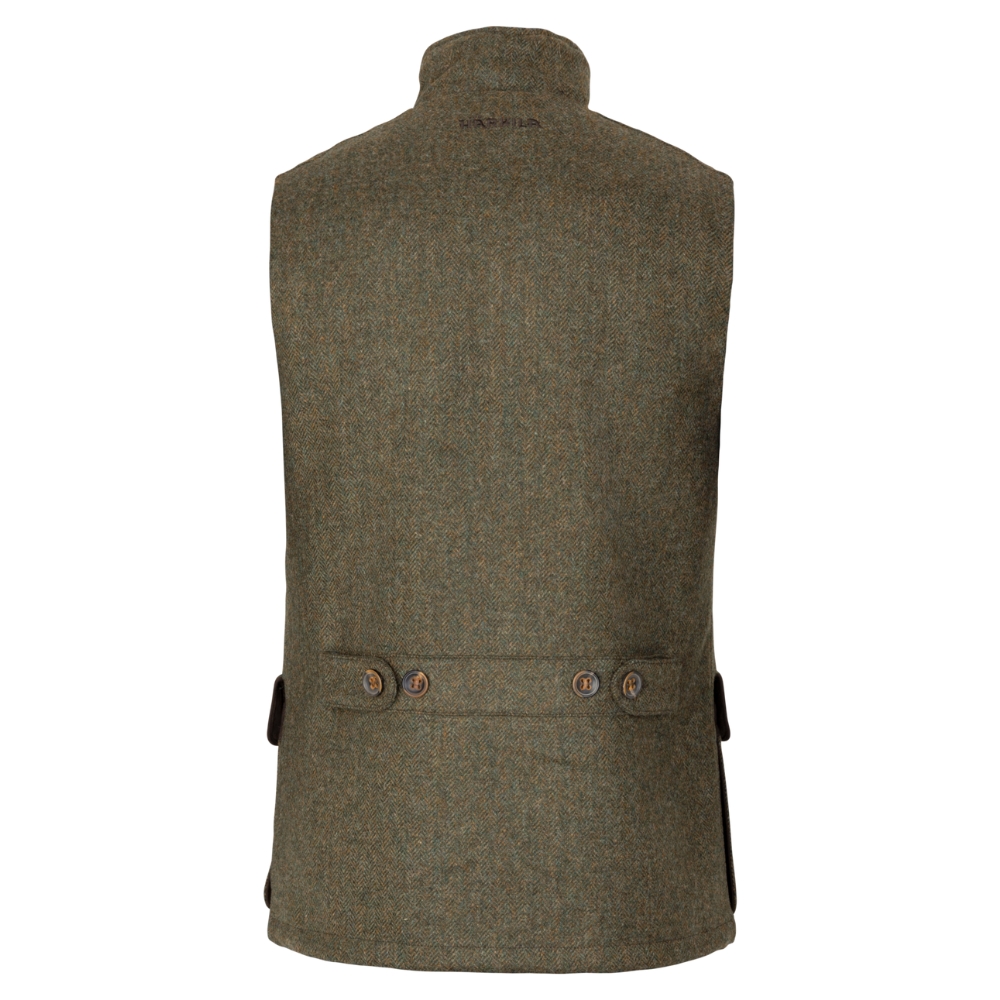 Gilet Kenmore Tweed Forest Green - Hrkila