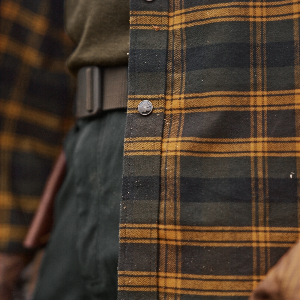 Chemise Aivak L/S Buckthorn Brown - Hrkila