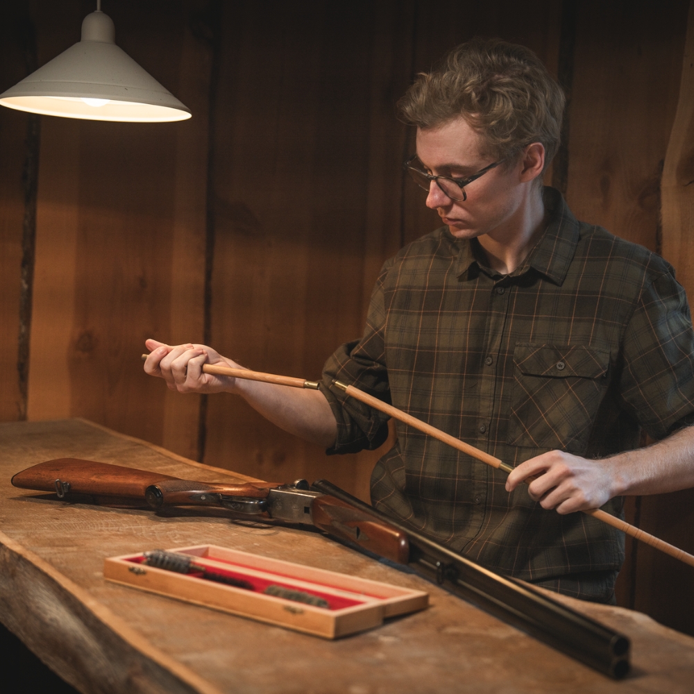 Chemise Glen en Flannel Pine Green - Seeland