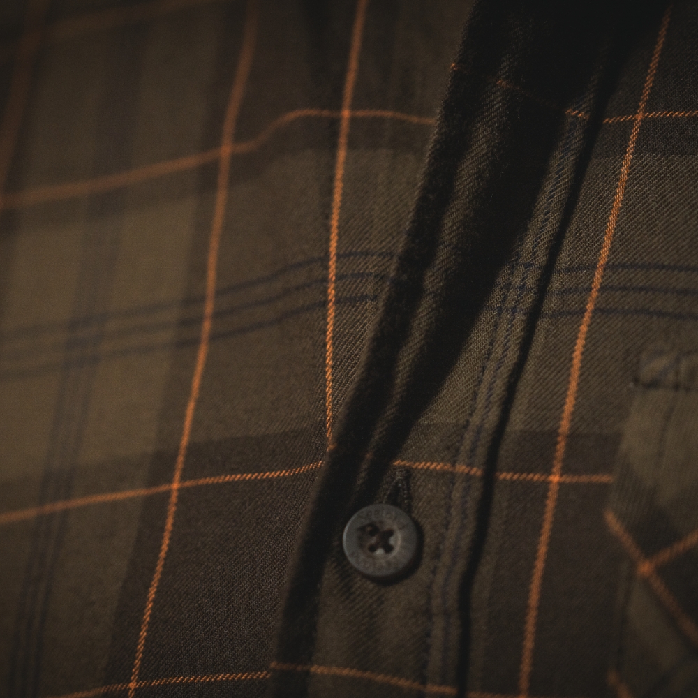 Chemise Glen en Flannel Pine Green - Seeland
