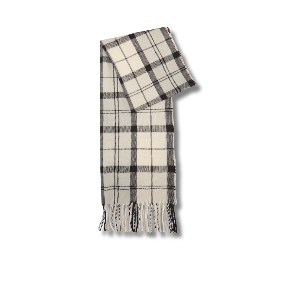 Coffret Barbour Femme Bonnet + charpe Monochrome Tartan
