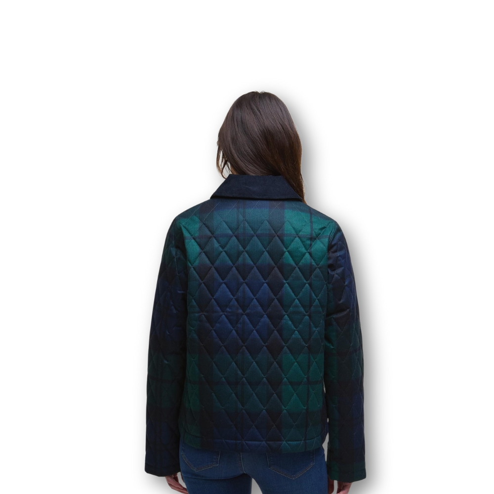 Veste Femme Loudon Quilted Black Watch Tartan - Barbour