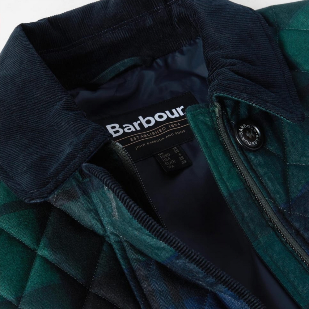 Veste Femme Loudon Quilted Black Watch Tartan - Barbour