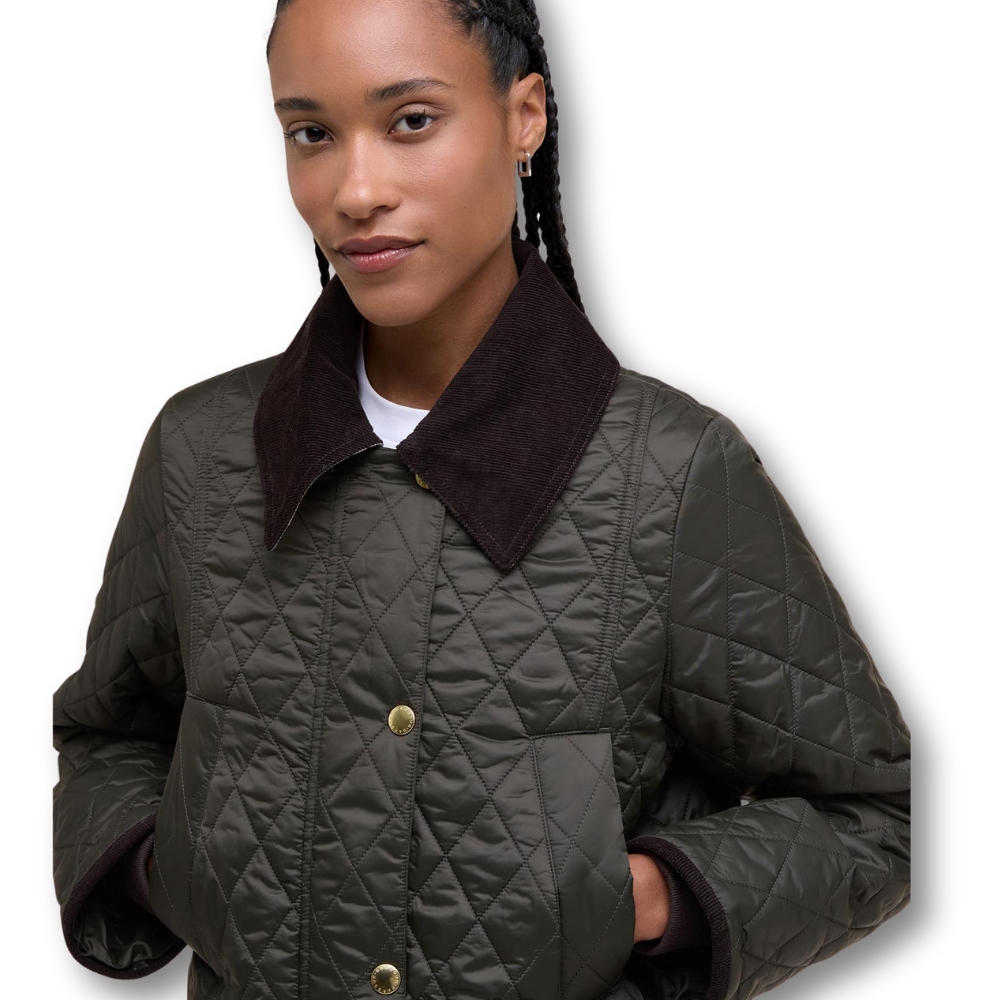 Veste Femme Modern Beadnell Quilted Jacket Sage - Barbour