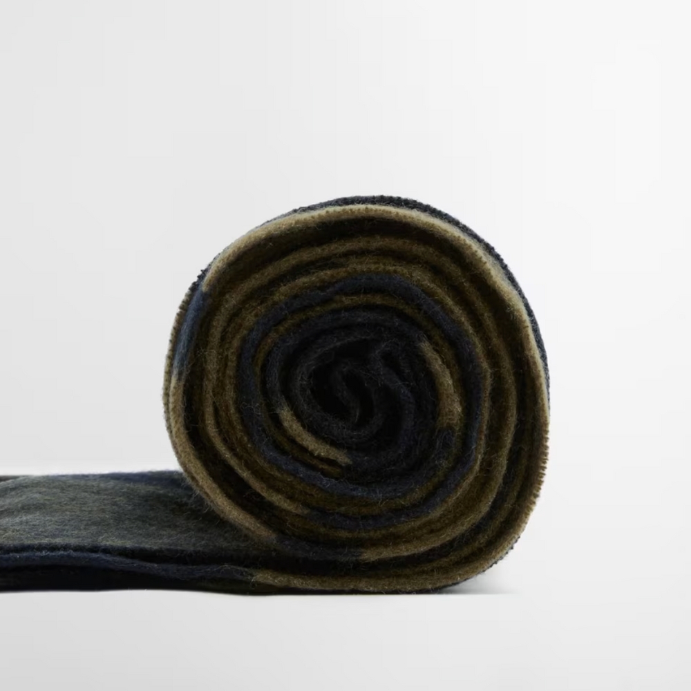 Echarpe Maxine Tartan Olive Noir - Barbour