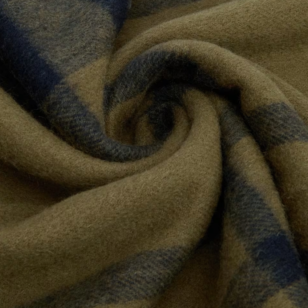 Echarpe Maxine Tartan Olive Noir - Barbour