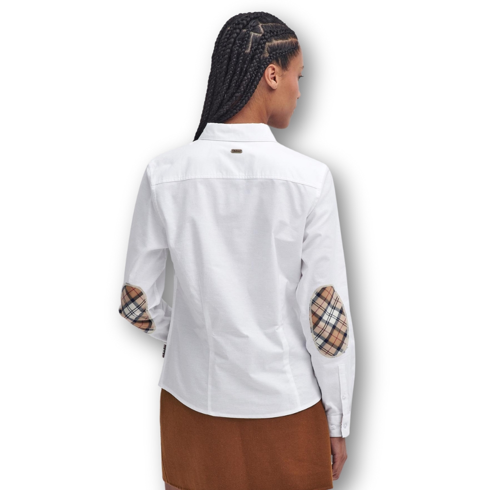 Chemise Femme Lavender Blanche et Tartan - Barbour