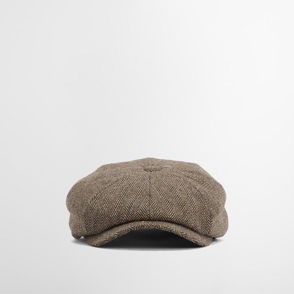 Casquette Fyne Tweed Baker Boy Brown - Barbour