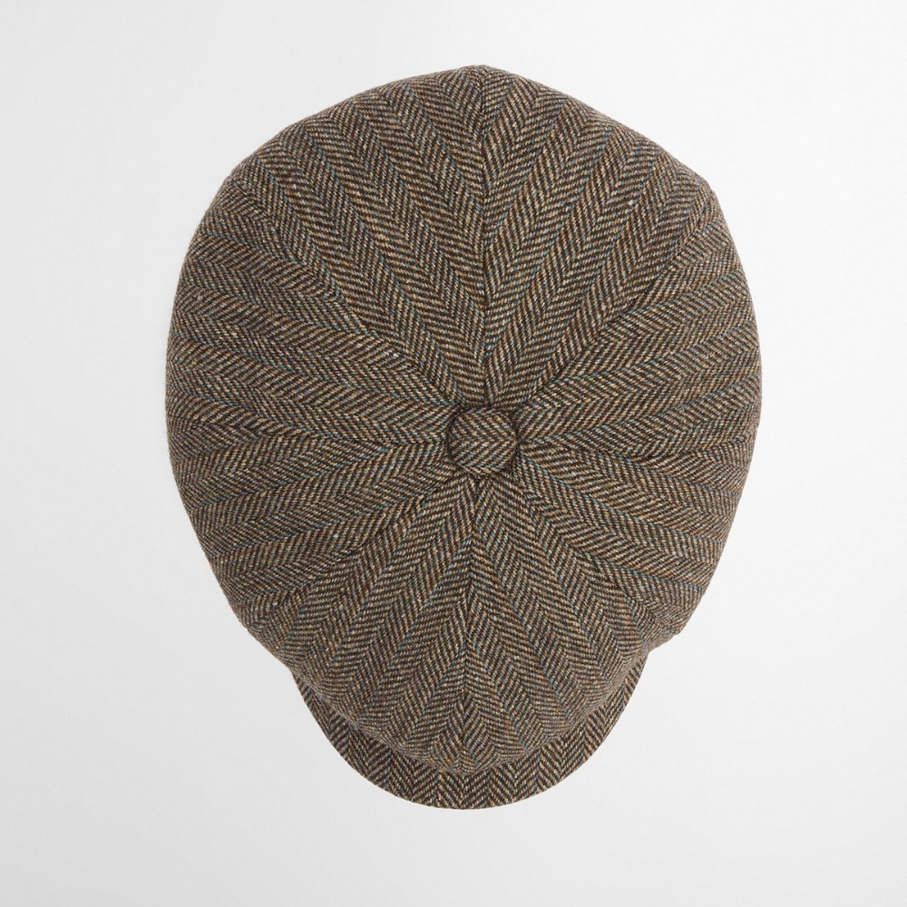 Casquette Fyne Tweed Baker Boy Brown - Barbour