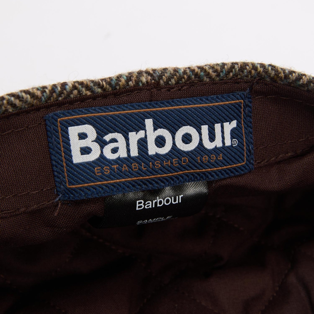 Casquette Fyne Tweed Baker Boy Brown - Barbour